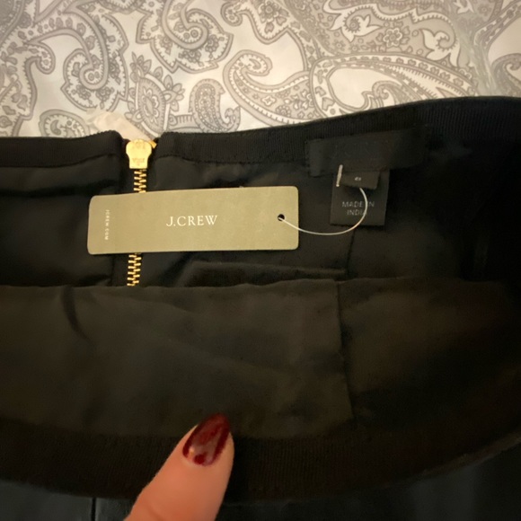 New J Crew Collection stretch leather pencil skirt - Picture 4 of 7